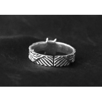 Owl Ring - Abstract Wings
